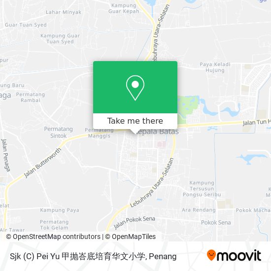 Sjk (C) Pei Yu 甲抛峇底培育华文小学 map