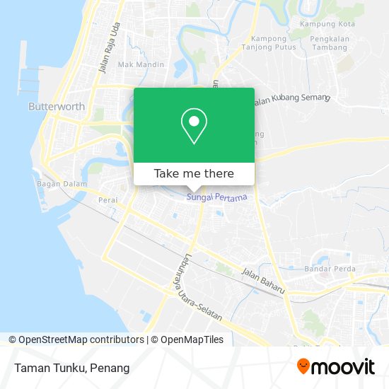 Taman Tunku map