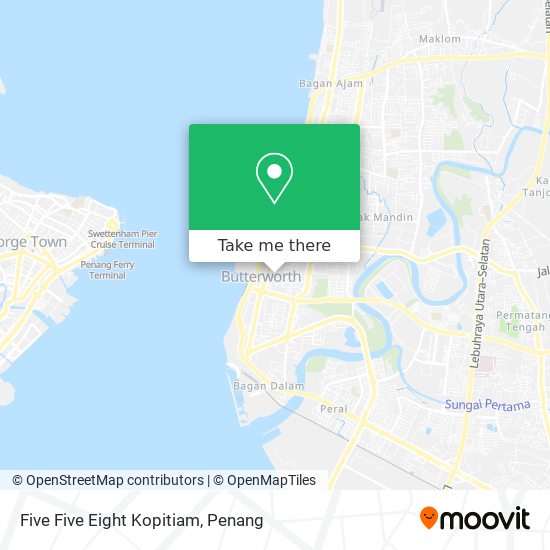 Five Five Eight Kopitiam map