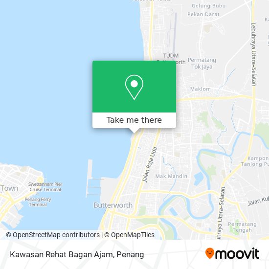 Peta Kawasan Rehat Bagan Ajam
