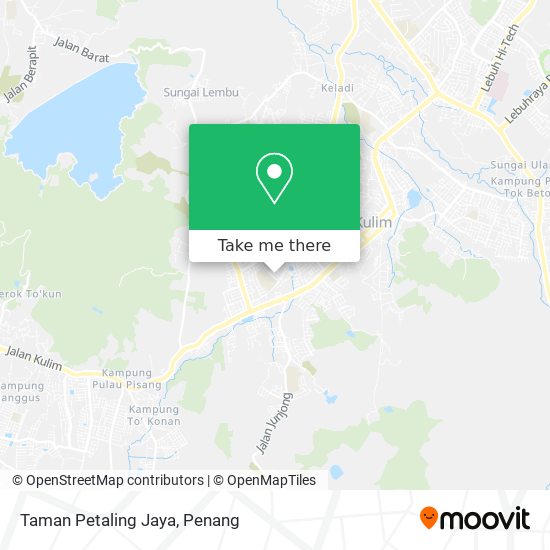 Peta Taman Petaling Jaya