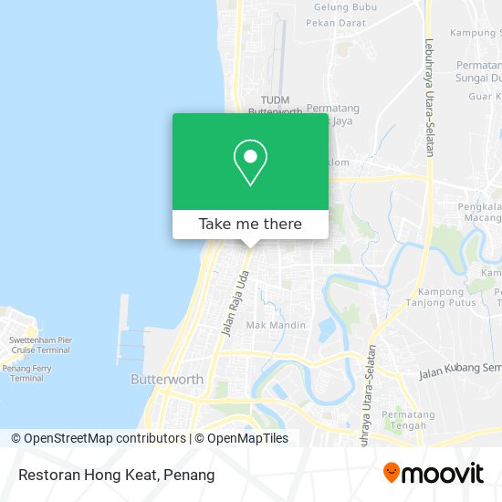 Peta Restoran Hong Keat