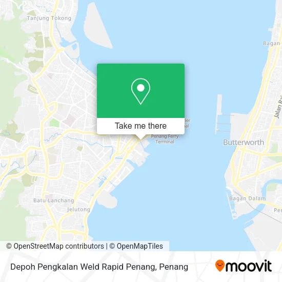 Depoh Pengkalan Weld Rapid Penang map