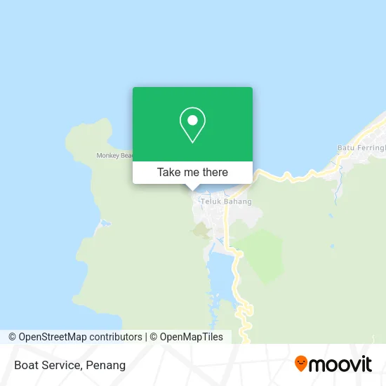 Boat Service map