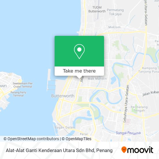 Peta Alat-Alat Ganti Kenderaan Utara Sdn Bhd