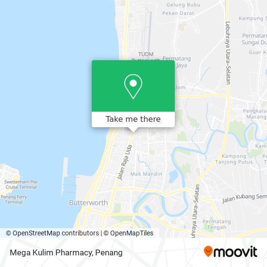 Peta Mega Kulim Pharmacy