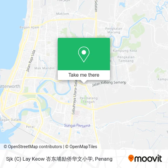 Peta Sjk (C) Lay Keow 峇东埔励侨华文小学