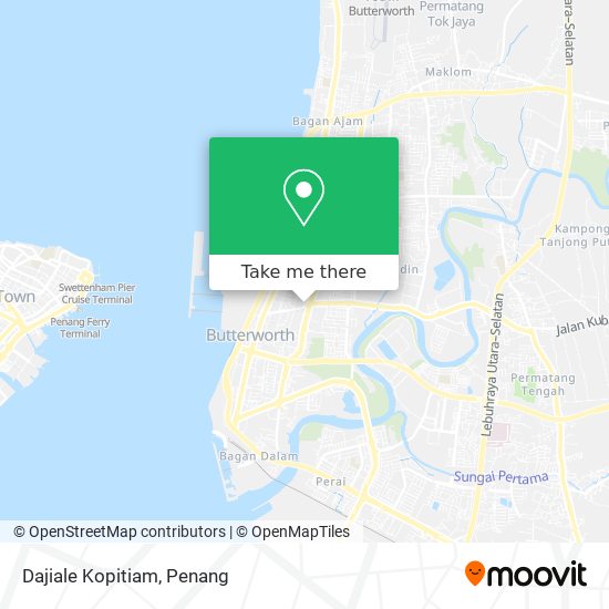 Dajiale Kopitiam map