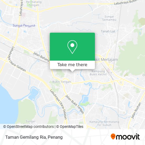 Peta Taman Gemilang Ria