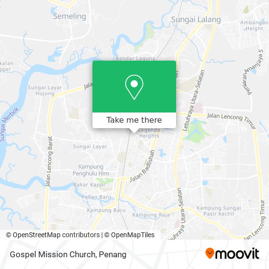 Gospel Mission Church map