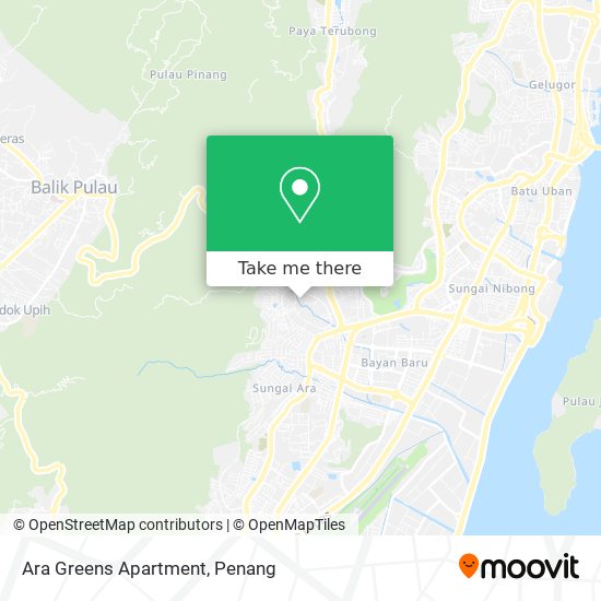 Peta Ara Greens Apartment
