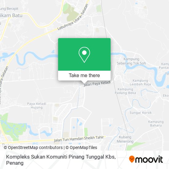Peta Kompleks Sukan Komuniti Pinang Tunggal Kbs