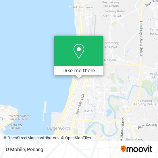 U Mobile map