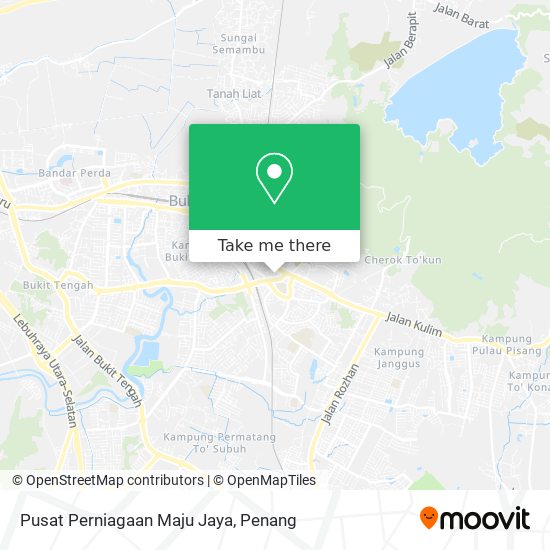Peta Pusat Perniagaan Maju Jaya