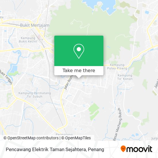 Pencawang Elektrik Taman Sejahtera map