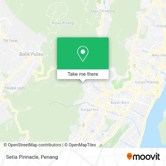 Setia Pinnacle map