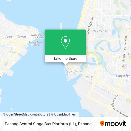 Penang Sentral Stage Bus Platform (L1) map
