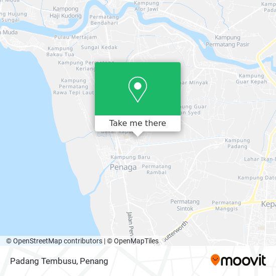 Padang Tembusu map