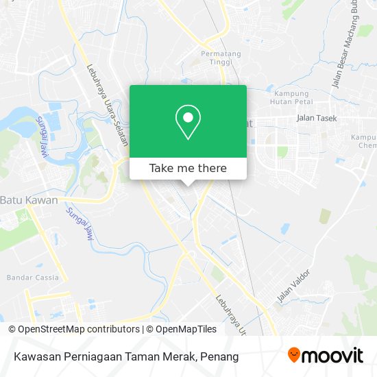 Peta Kawasan Perniagaan Taman Merak