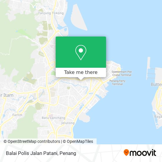 Peta Balai Polis Jalan Patani