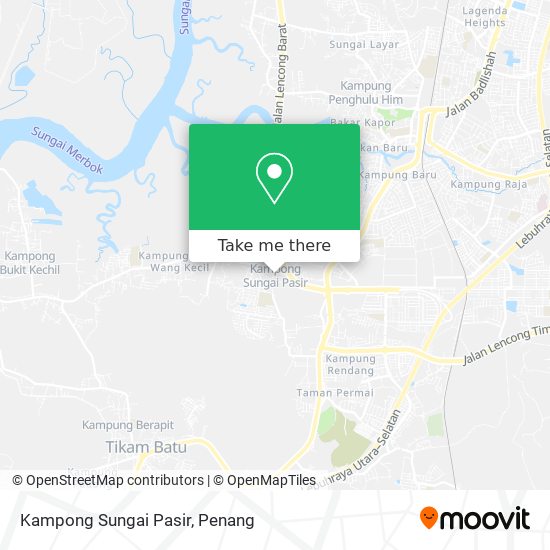 Kampong Sungai Pasir map