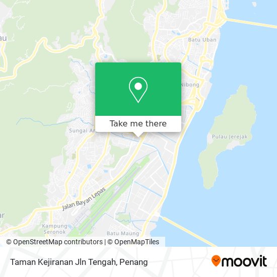 Peta Taman Kejiranan Jln Tengah