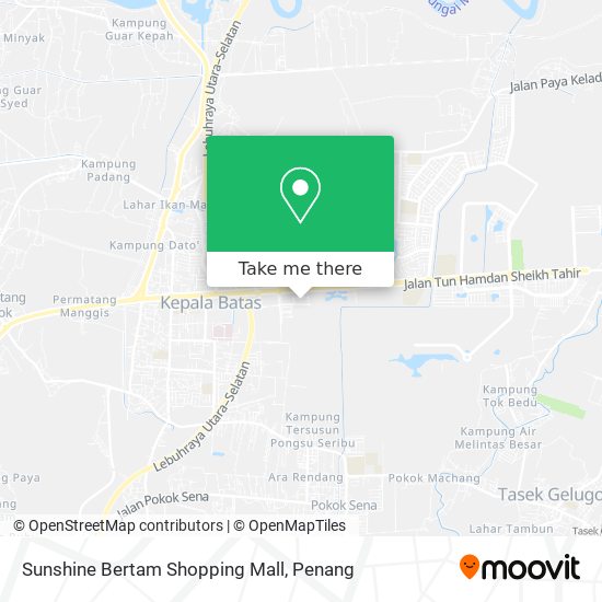 Sunshine Bertam Shopping Mall map