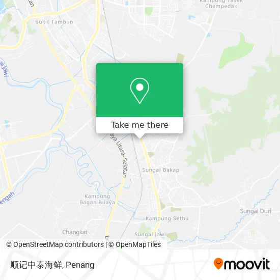 顺记中泰海鲜 map
