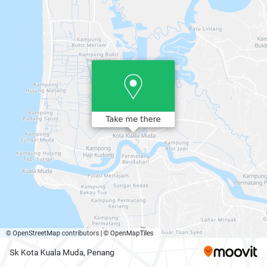 Sk Kota Kuala Muda map