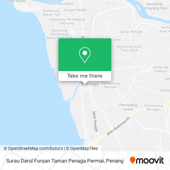 Surau Darul Furqan Taman Penaga Permai map