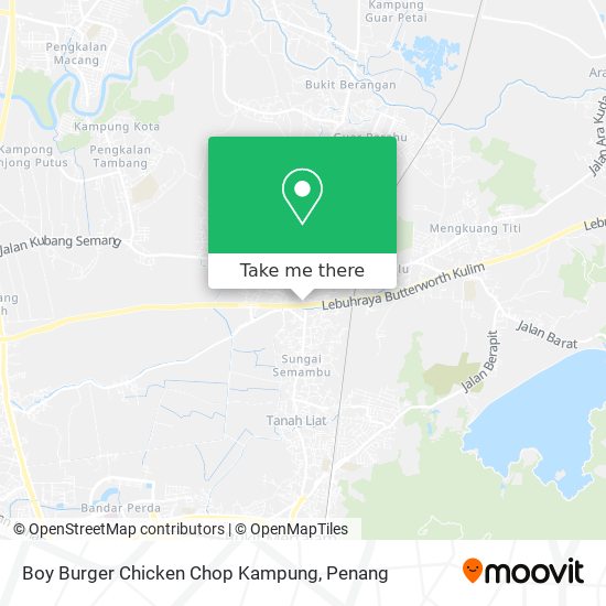 Boy Burger Chicken Chop Kampung map