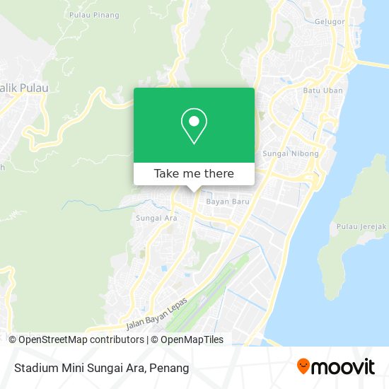 Stadium Mini Sungai Ara map