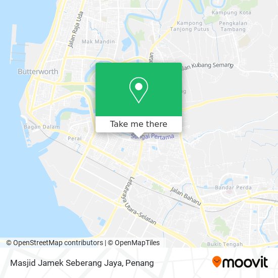 Peta Masjid Jamek Seberang Jaya