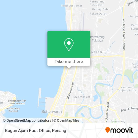 Peta Bagan Ajam Post Office