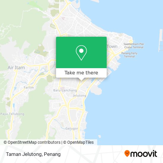 Taman Jelutong map