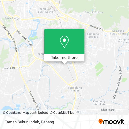 Taman Sukun Indah map