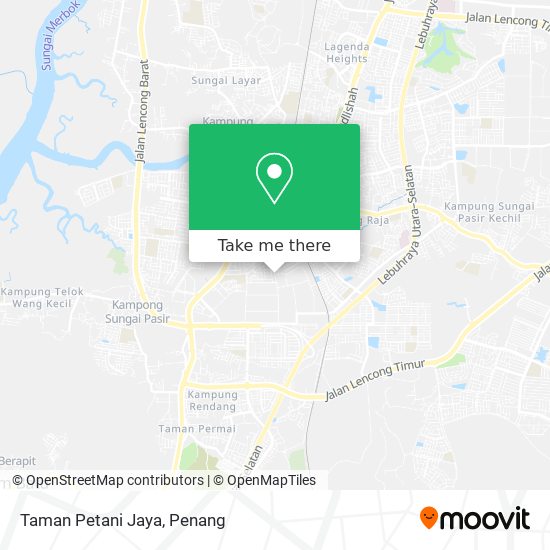 Peta Taman Petani Jaya