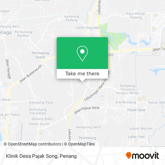 Klinik Desa Pajak Song map