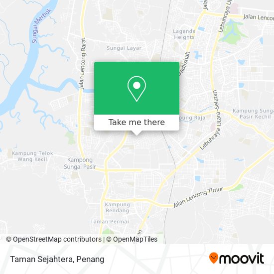 Taman Sejahtera map