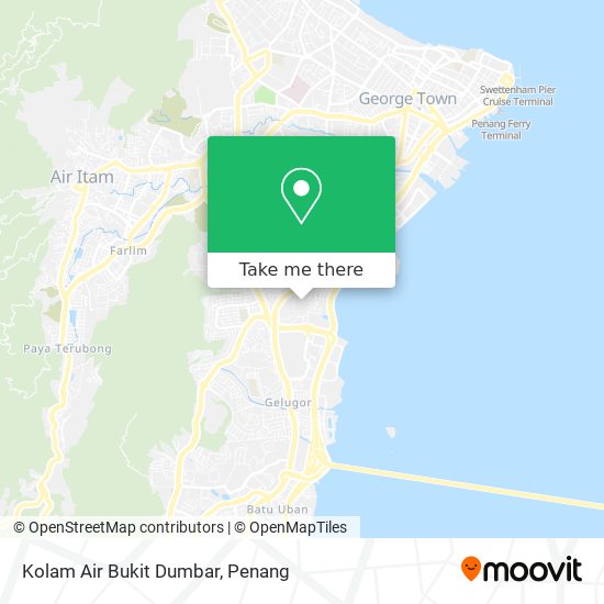 Kolam Air Bukit Dumbar map