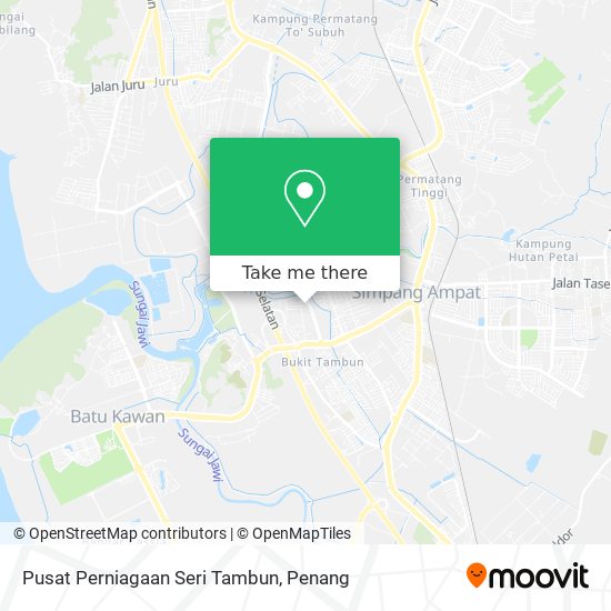 Peta Pusat Perniagaan Seri Tambun