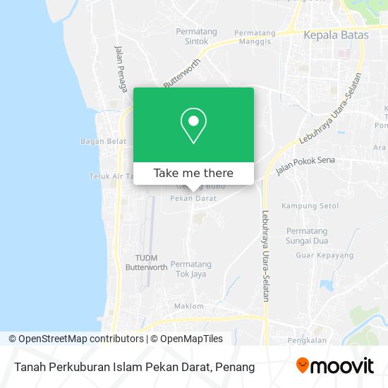 Peta Tanah Perkuburan Islam Pekan Darat