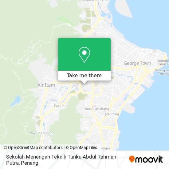 Peta Sekolah Menengah Teknik Tunku Abdul Rahman Putra
