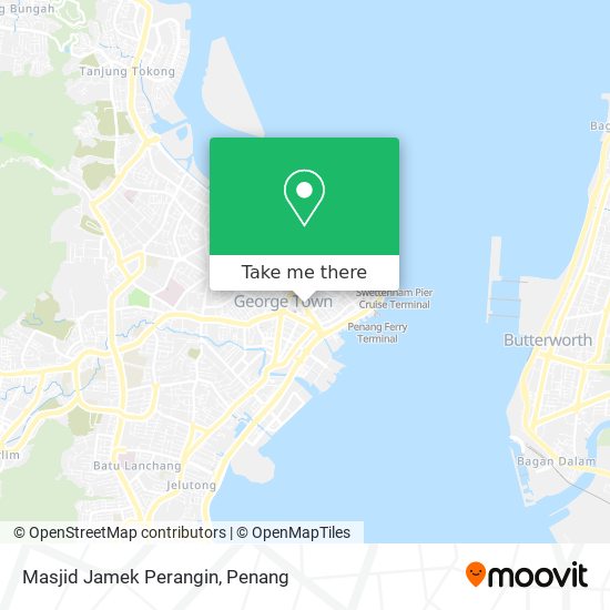 Masjid Jamek Perangin map