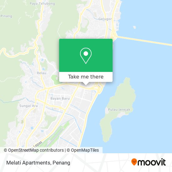 Melati Apartments map