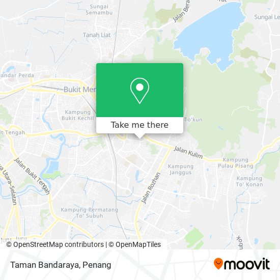 Taman Bandaraya map