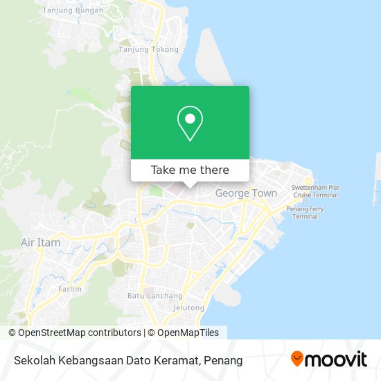 Sekolah Kebangsaan Dato Keramat map