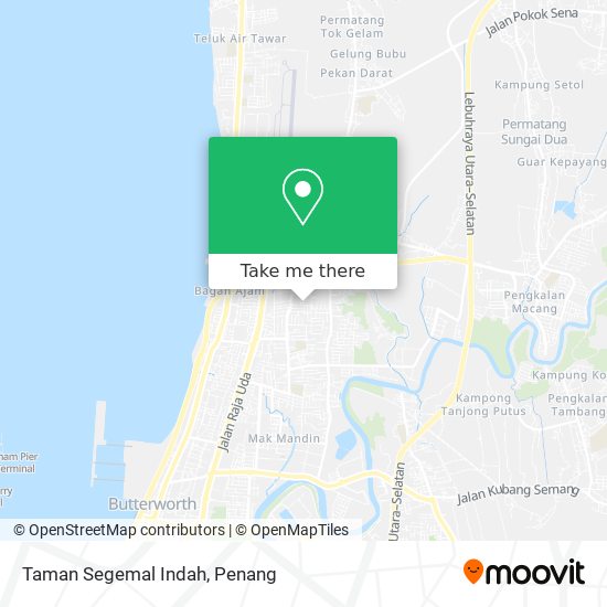 Taman Segemal Indah map