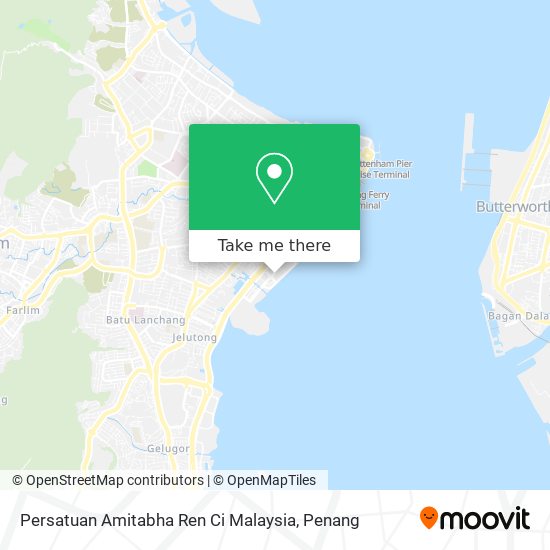 Persatuan Amitabha Ren Ci Malaysia map