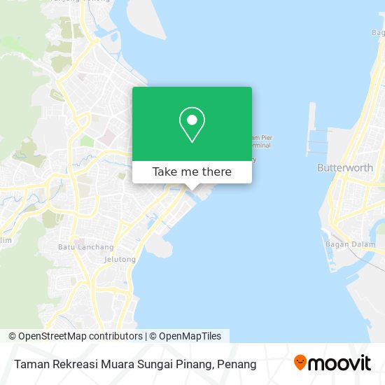 Taman Rekreasi Muara Sungai Pinang map